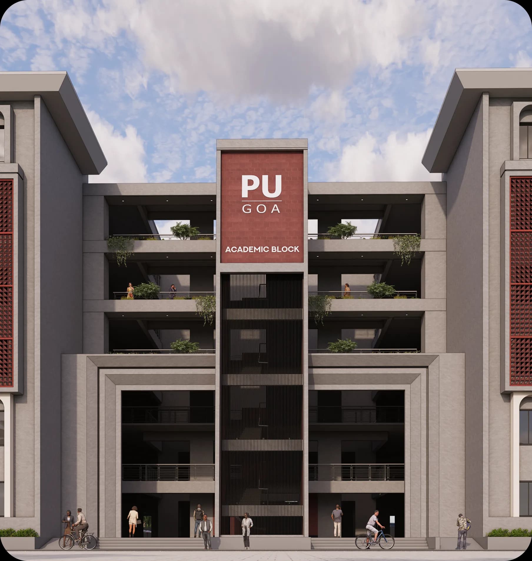 PU Goa Academic Block