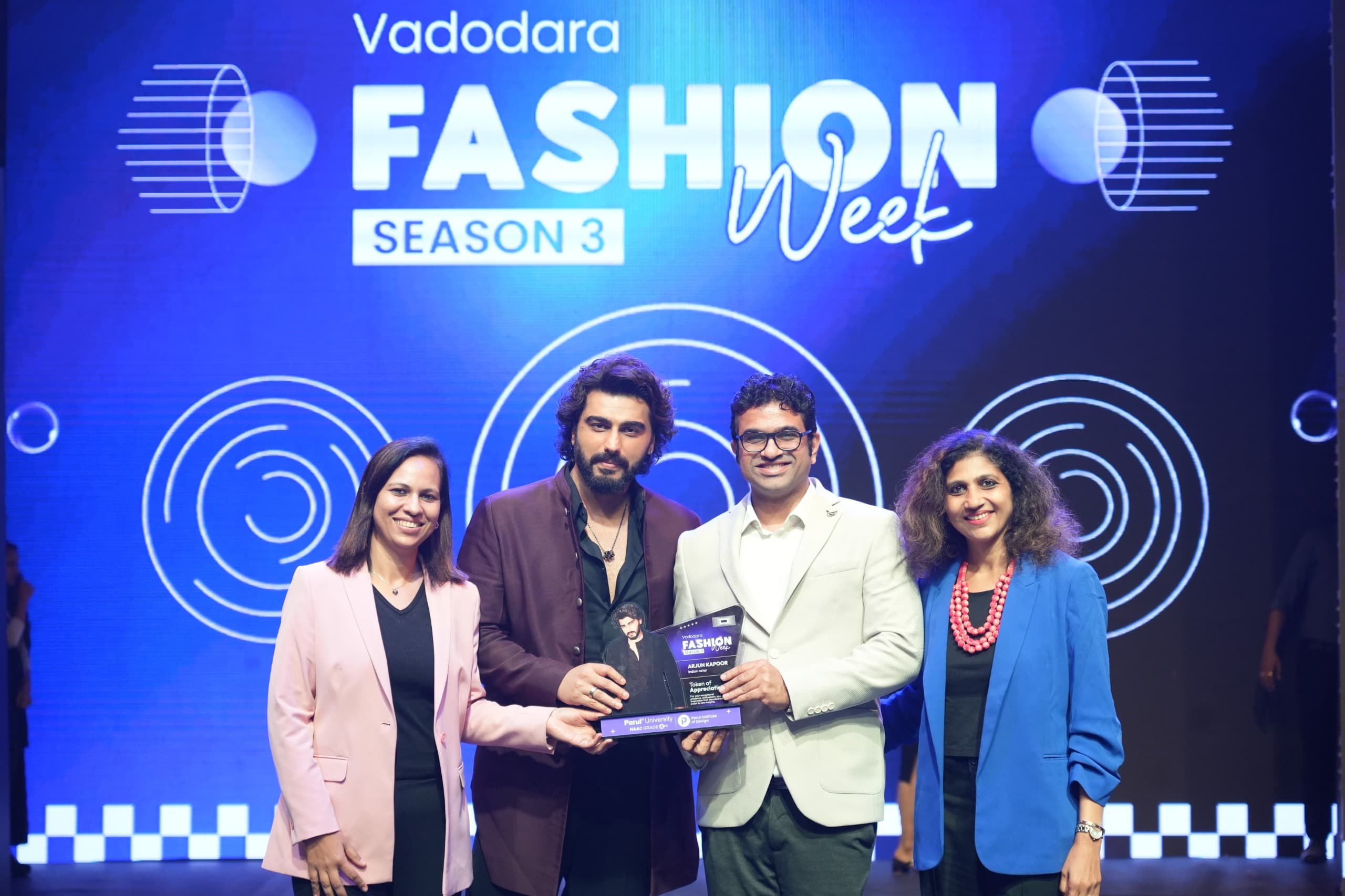 Vadodara Fashion Week Season 3 Dazzles with Innovation at PU, Actor Arjun Kapoor